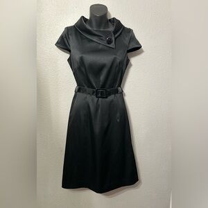 London Times Retro Mod Black Dress Size 4